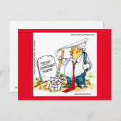 トランプは弾劾のバーを下げるリック・ロンドン ポストカード (正面/裏面)