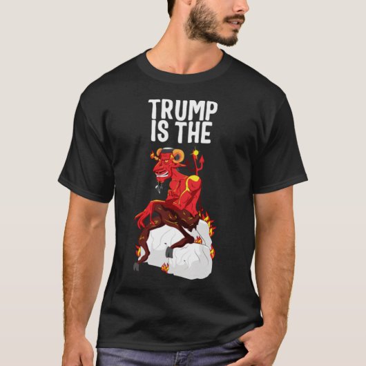 トランプは悪魔だ Tシャツ (正面)
