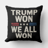 トランプは我々全員が大統領47米国を獲得した クッション (正面)