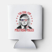 トランプは政クール治に行き過ぎる 缶クーラー (裏面)