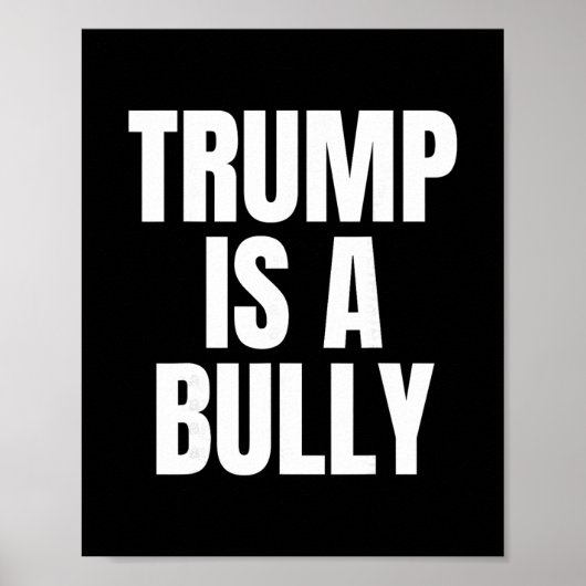 トランプは暴君 反トランプ ポスター (正面)