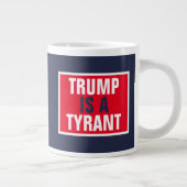 トランプは暴君GOP政治である ジャンボコーヒーマグカップ (右)