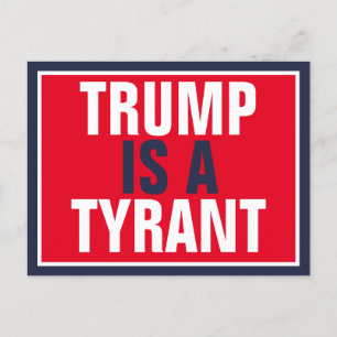 トランプは暴君GOP政治である ポストカード