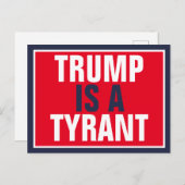トランプは暴君GOP政治である ポストカード (正面/裏面)