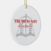 トランプは正義の律法を超えはかりで測ない セラミックオーナメント (右)