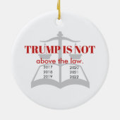 トランプは正義の律法を超えはかりで測ない セラミックオーナメント (裏面)