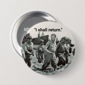 トランプは歴史的な約束をする 缶バッジ (正面&裏面)