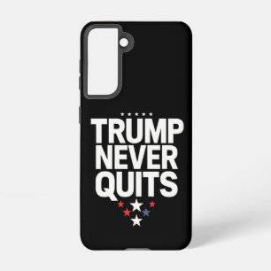 トランプは決して諦めない 愛国投票 トランプ2024 SAMSUNG GALAXY S21ケース