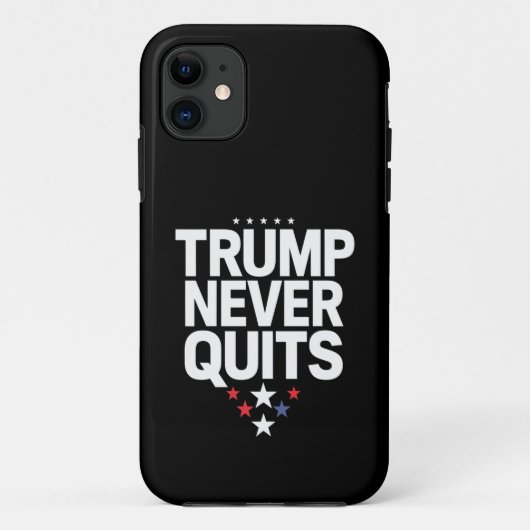 トランプは決して諦めない 愛国的な票 トランプ 2024 Case-Mate iPhoneケース (裏面)