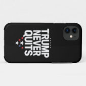 トランプは決して諦めない 愛国的な票 トランプ 2024 Case-Mate iPhoneケース (裏面(横))