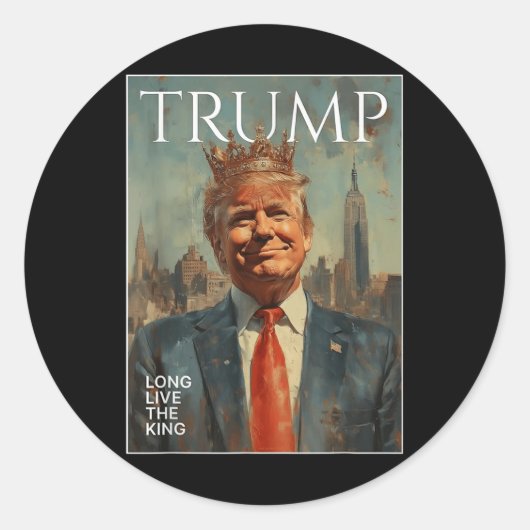 トランプは王ティースの長いおもしろい生活 ラウンドシール (正面)