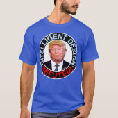 トランプは知性に反論する – Tシャツ (正面)