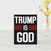 トランプは神様だ 面白い トランプは神様だ カード (黄色い花)