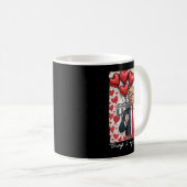 トランプは私のバレンタインデーおもしろいのバレンタインデーM コーヒーマグカップ (正面右)