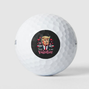 トランプは私のバレンタインデーの社長である ゴルフボール