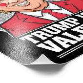 トランプは私のバレンタインデーレトロ フォトプリント            (角)