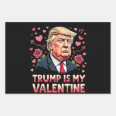 トランプは私のバレンタインデー2025日 ラッピングペーパーシート (正面2)