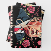 トランプは私のバレンタインデー2025日 ラッピングペーパーシート (インサイチュ)