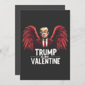 トランプは私のバレンタインデーMagaである サンキューカード (正面/裏面)