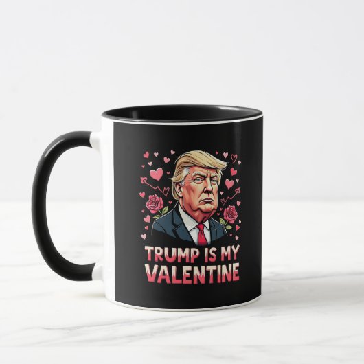 トランプは私のバレンタイン MAGA 就任式 2025 マグカップ (左)