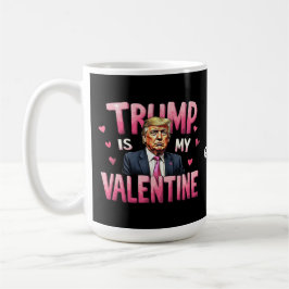 トランプは私のバレンタニおもしろいーレトロバレンタインデー コーヒーマグカップ