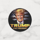 トランプは私の大統領だ コンフェッティ (スモール正面)