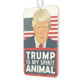 トランプは私の精神動物おもしろい カーエアーフレッシュナー (左)