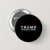 トランプは罪のないアメリカを再び取り戻す2024 缶バッジ (正面&裏面)