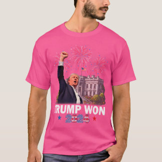 トランプは2024年ホワイトハウスドール社長47位を獲得した Tシャツ