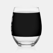 トランプは2024第47代大統領勝利を知って勝った ステムなしワイングラス (右)