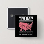 トランプは5Gよりもカバー力あり 今、我々の声は届いている? 缶バッジ (正面&裏面)
