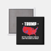 トランプは5gよりもカバー力がある 私たちの声が届きますか 愛国者 マグネット (正面/裏面)
