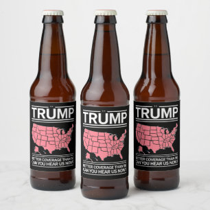トランプは5Gよりカバー力がある 今聞こえる? ビールラベル