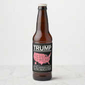 トランプは5Gよりカバー力がある 今聞こえる? ビールラベル (正面)