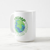 トランプは、このボールをロックMag コーヒーマグカップ (正面左)