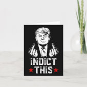 トランプは、共和党のためのこの政治的逮捕を示す カード (正面)