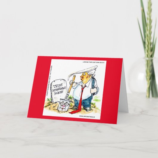 トランプはBarr A Rick Londonの弾劾を下げる カード (正面)