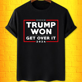 トランプはItアンチ民主党員を乗り越えおもしろいて勝利した Tシャツ