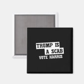 トランプはScab投票ハリスだ マグネット (正面/裏面)