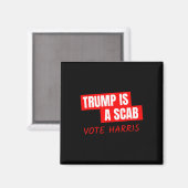 トランプはScab投票ハリスだ マグネット (正面/裏面)