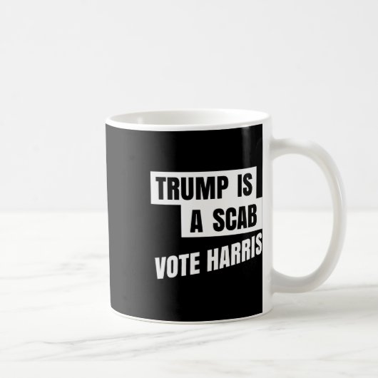 トランプはScab投票ハリス2 コーヒーマグカップ (右)