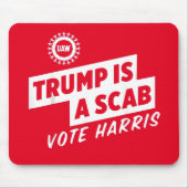 トランプはScab Vote Harris 2024大統領である マウスパッド (正面)
