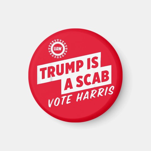 トランプはScab Vote Harris 2024大統領である マグネット (正面)