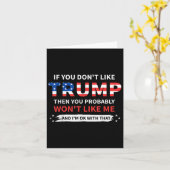 トランプもしが好きじゃないなら嫌いだろう カード (黄色い花)