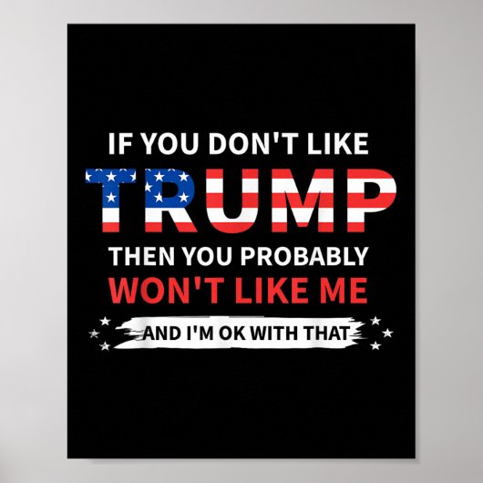 トランプもしが好きじゃないなら嫌いだろう ポスター (正面)