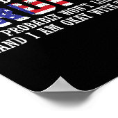 トランプもしが好きじゃなくて私が好きじゃないんだ ポスター (角)