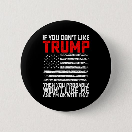 トランプもしが好きじゃなくて私じゃないかも 缶バッジ (正面)