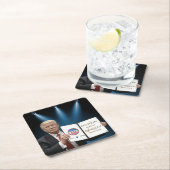 トランプもっとも偉大・アメー結婚ジング スクエアペーパーコースター (インサイチュ)