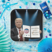 トランプもっとも偉大・アメー結婚ジング ペーパープレート (パーティー)