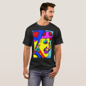 トランプをするひいおばあちゃん 2 Tシャツ (正面フル)